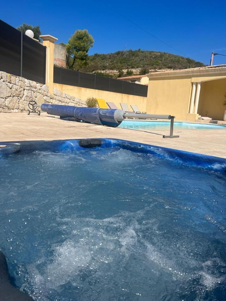 Detente Bas De Villa Jacuzzi, Piscine A 15 Min De Nice Carros Extérieur photo